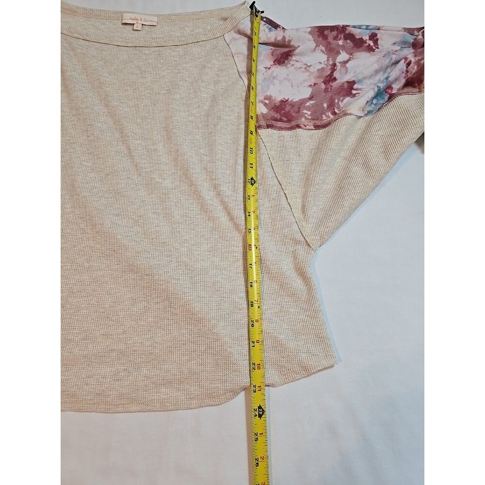 Hailey & Co Waffle Knit Dolman Sleeves Womens Size L - Picture 9 of 10